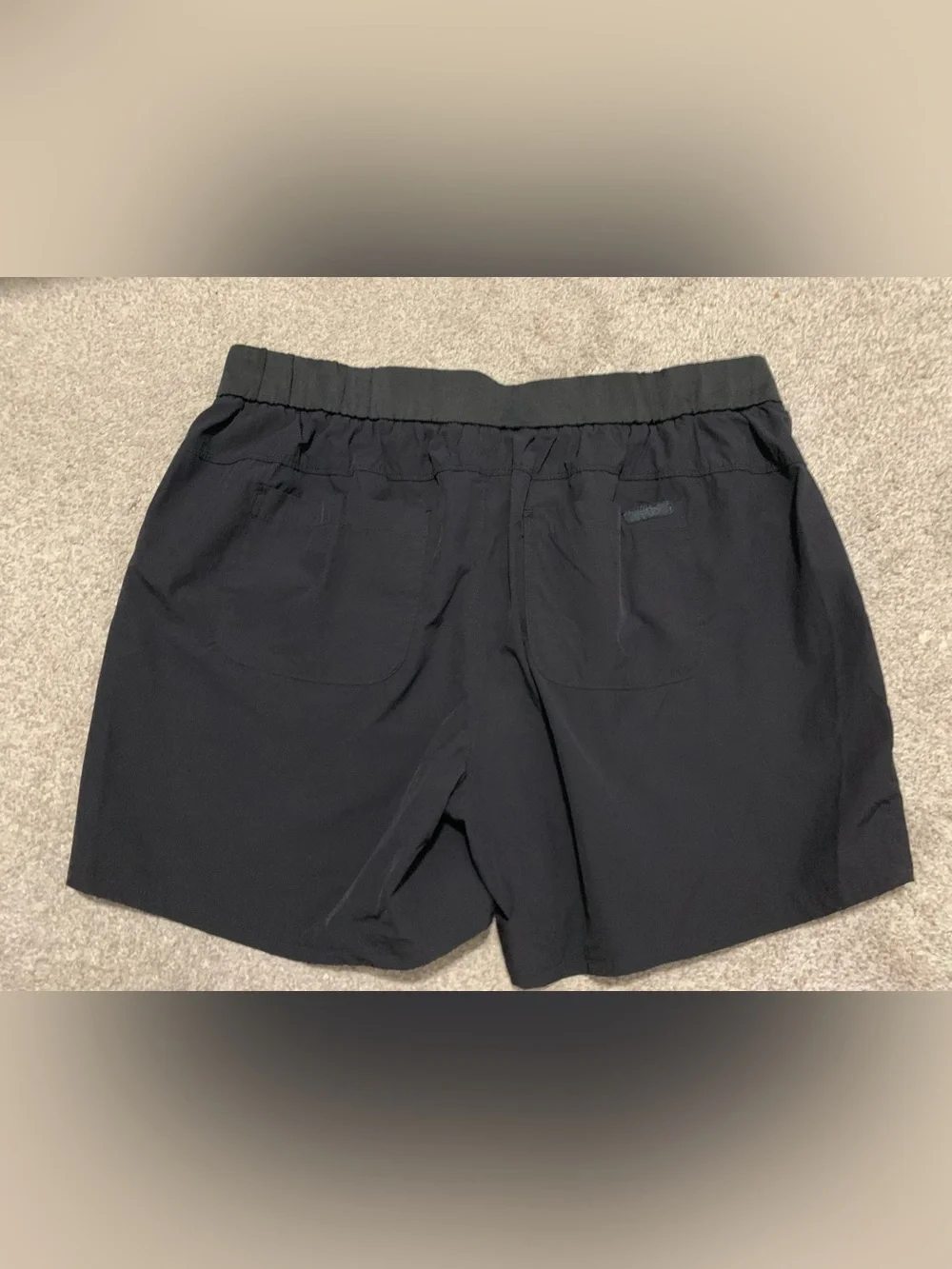 Reel Life Black Women's Athletic Shorts with Front Pockets